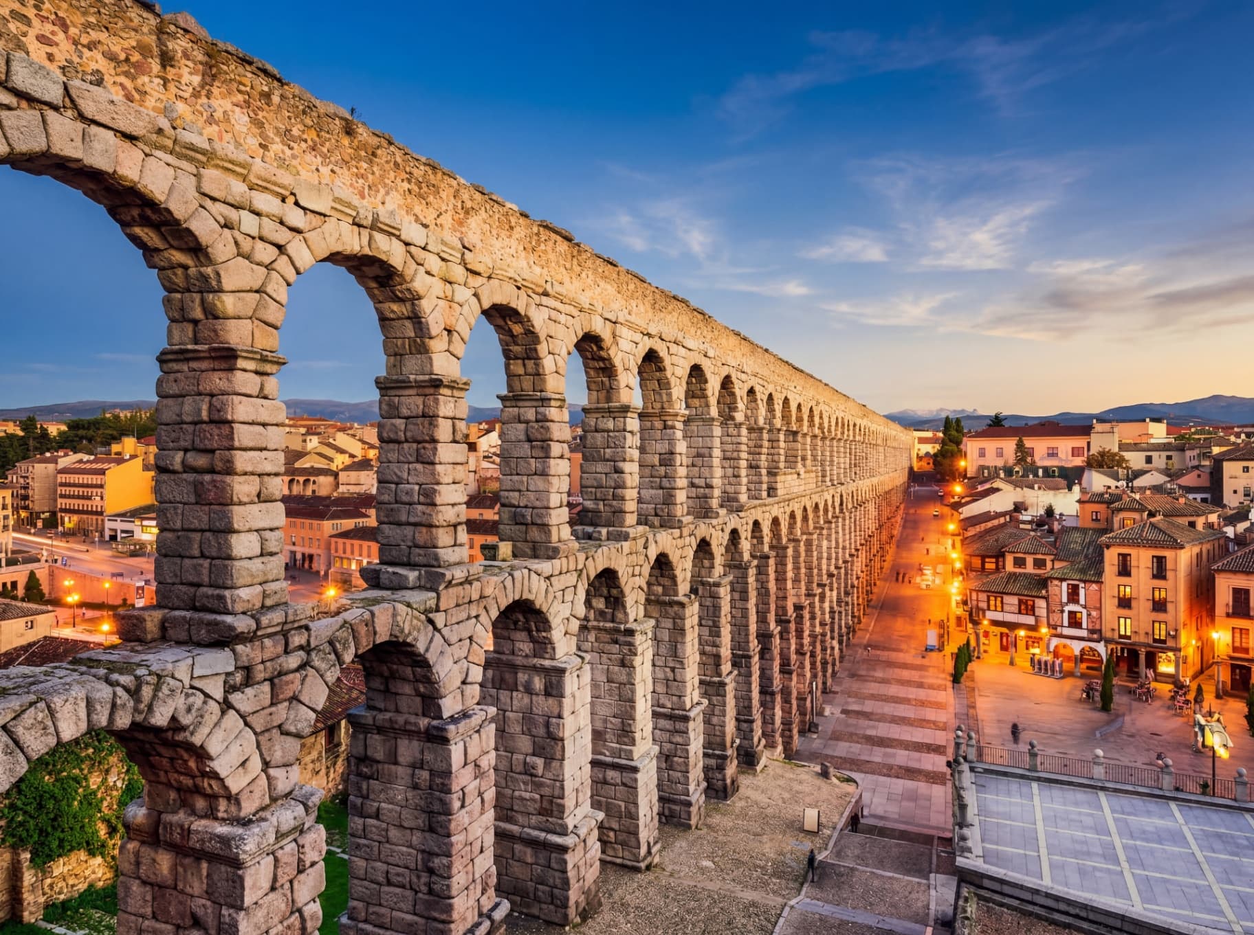 Roman Aqueduct of Segovia — day trip from Madrid by train