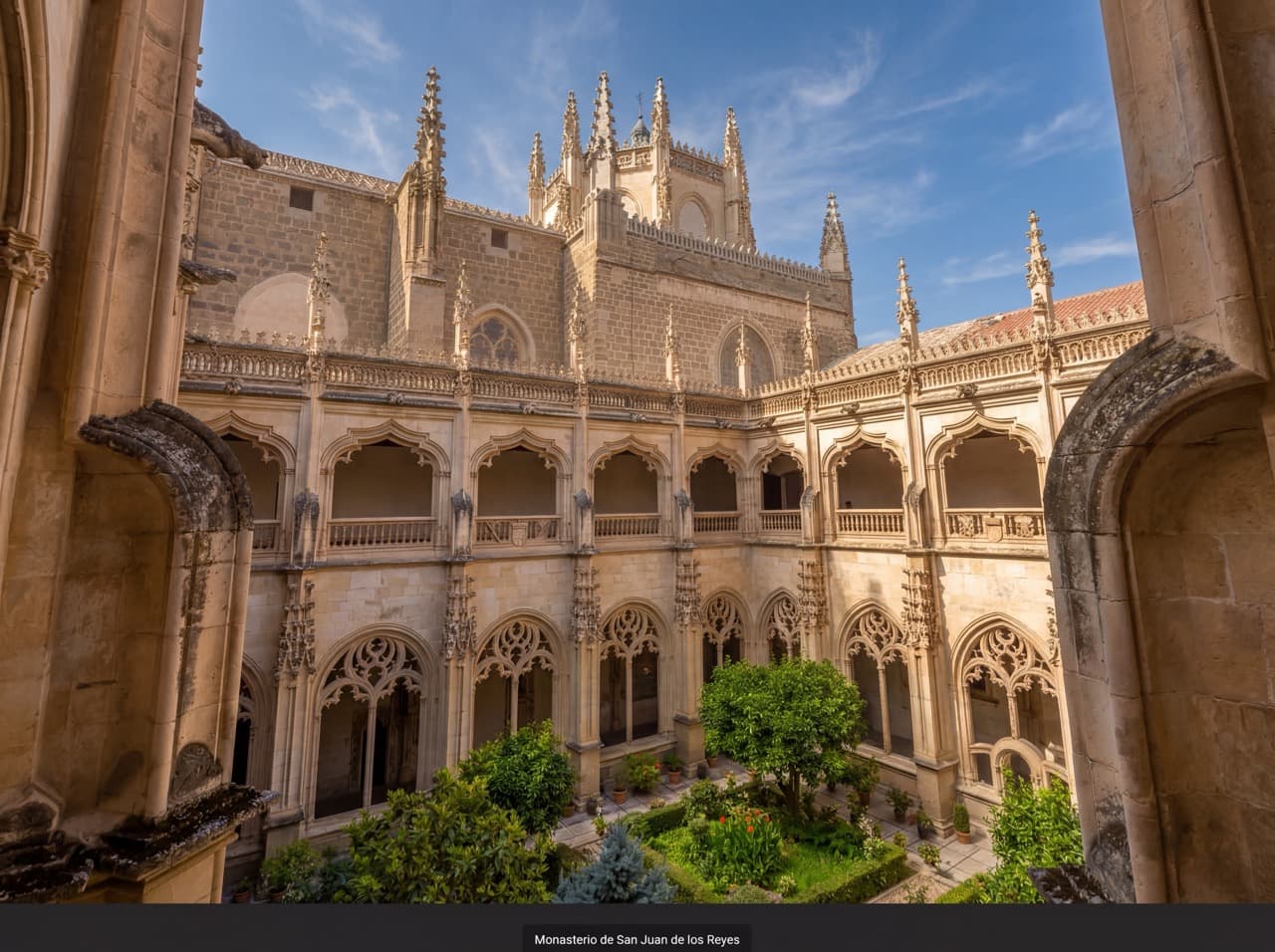 Cloister of San Juan de los Reyes Monastery in Toledo